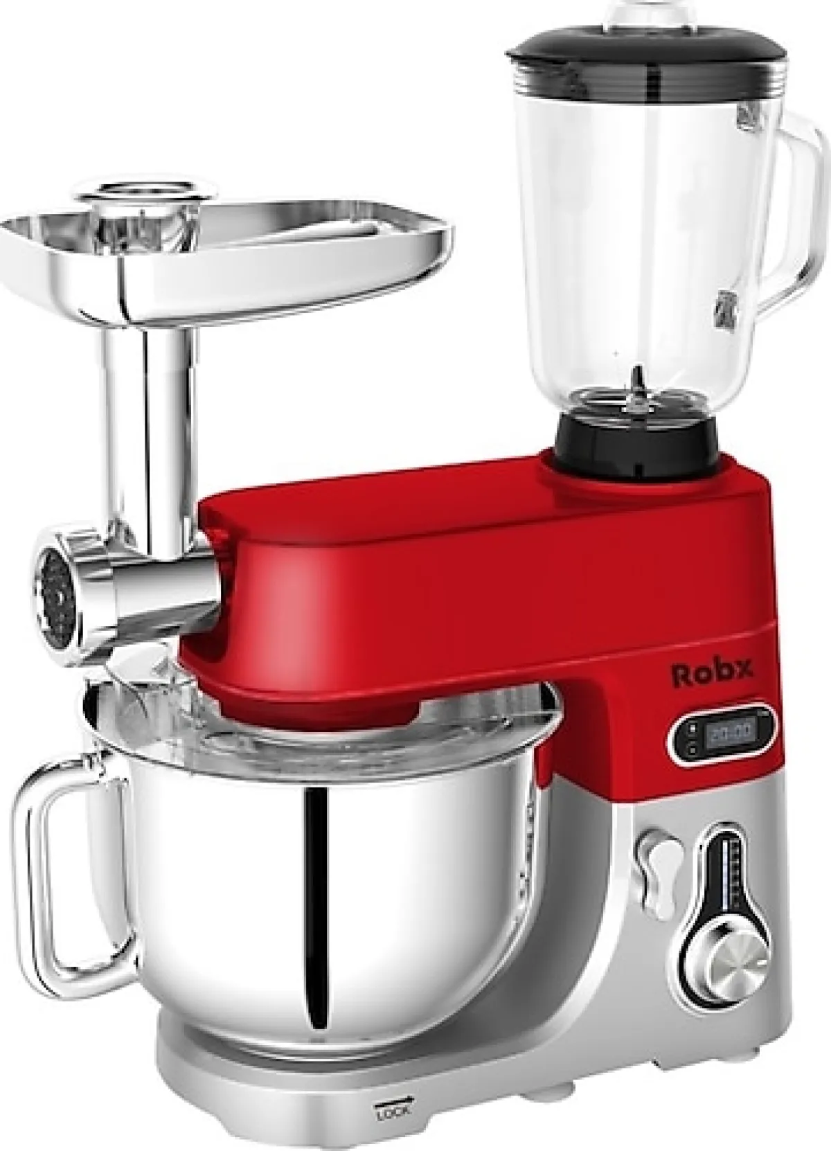 Robx SR50 7 lt Kırmızı Blender ve Hamur Yoğurma Makinesi
