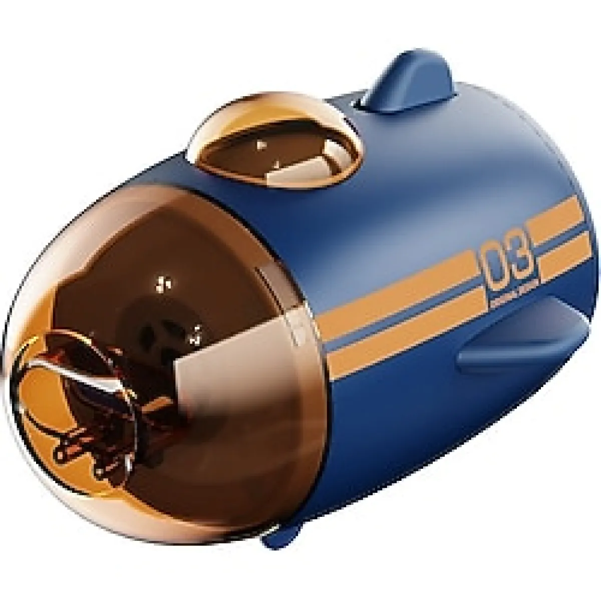 Rock Masaüstü Şarjlı Toz Toplayıcı Mini El Süpürgesi Beyaz - Mavi