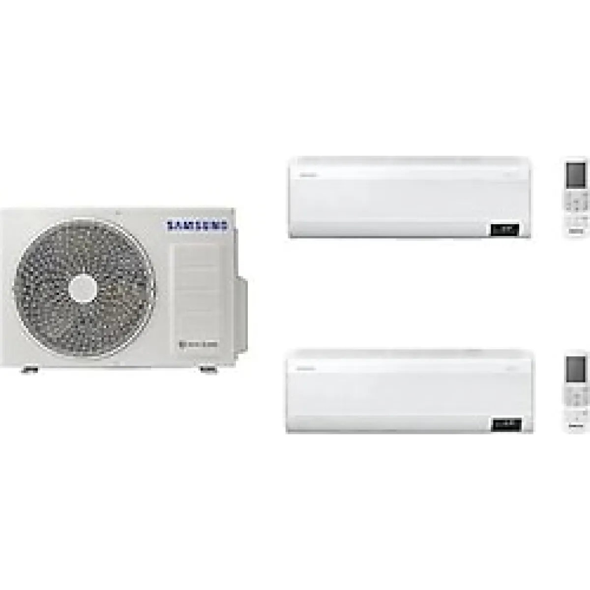 Samsung Wind Free (AJ050TXJ2KH/EA) 2X9000 BTU Iç 5,2 Kw Dış Ünite A 18000 BTU 1+2 Sistem Multi Inverter Duvar Tipi Klima