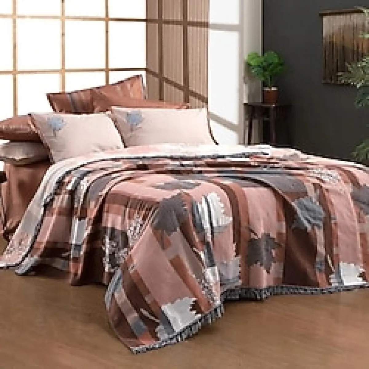 Sarev Carnala Pike Takımı Tek Kişilik 1 Yastık Taba