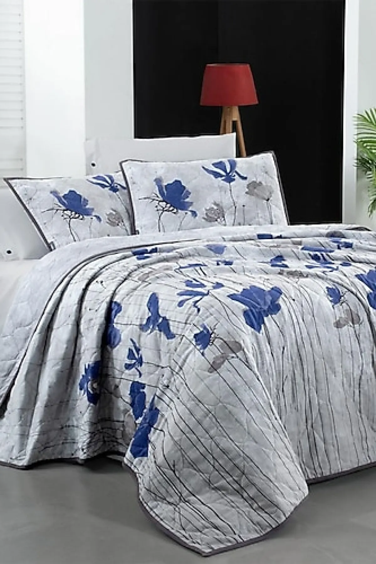 Sarev Hansolo Pamuk Çift Kişilik Yatak Örtüsü Takımı