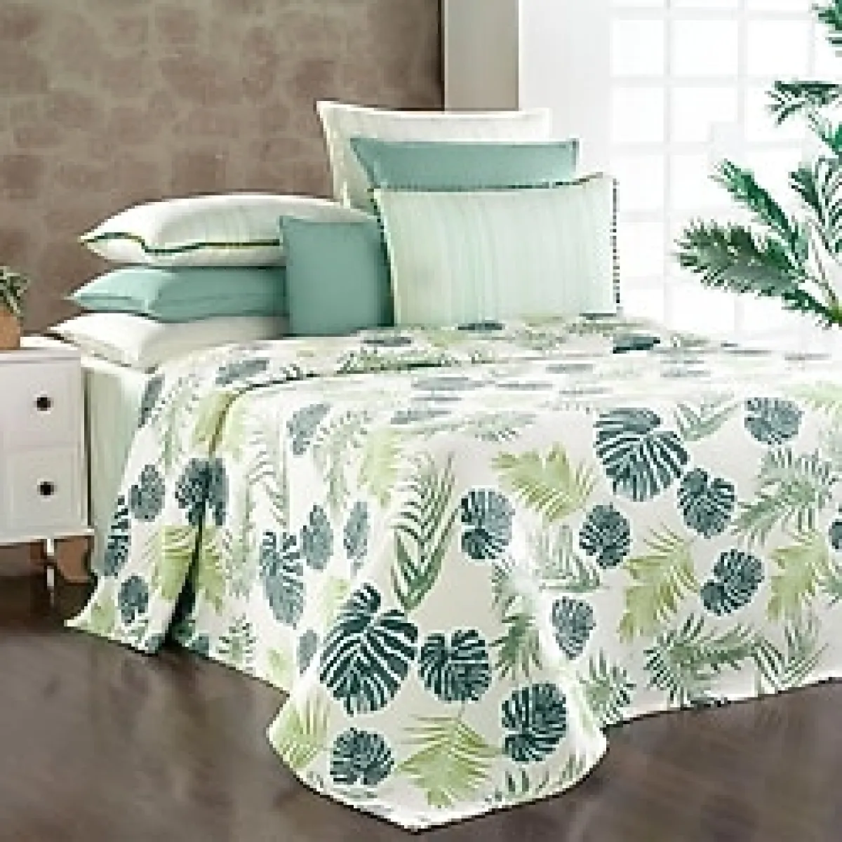 Sarev Panama Tek Kişilik Pike Takımı V4 - Yeşil