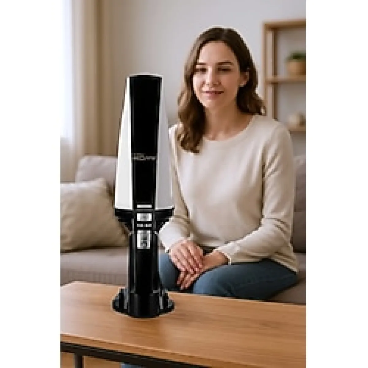 Şarjlı Araç Süpürgesi, Siyah, Güçlü ve Pratik Temizlik Aracı - Ahşap - Seçenek 1