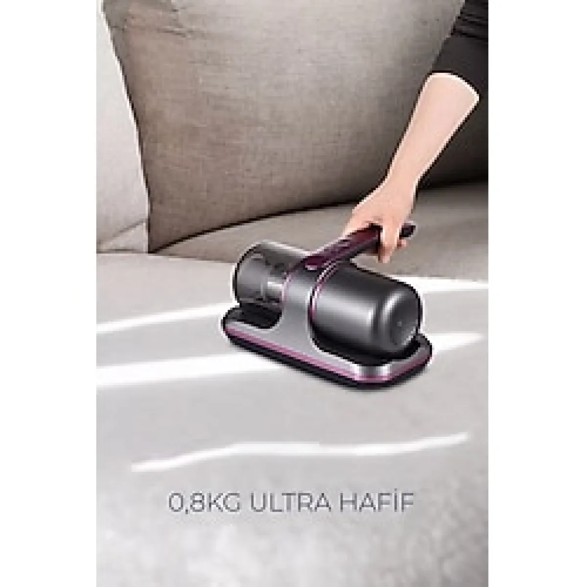 Şarjlı El Süpürgesi, 10.000PA Güçlü Emiş, Hafif ve Kullanışlı, Mor Renk - Amber - Seçenek 1