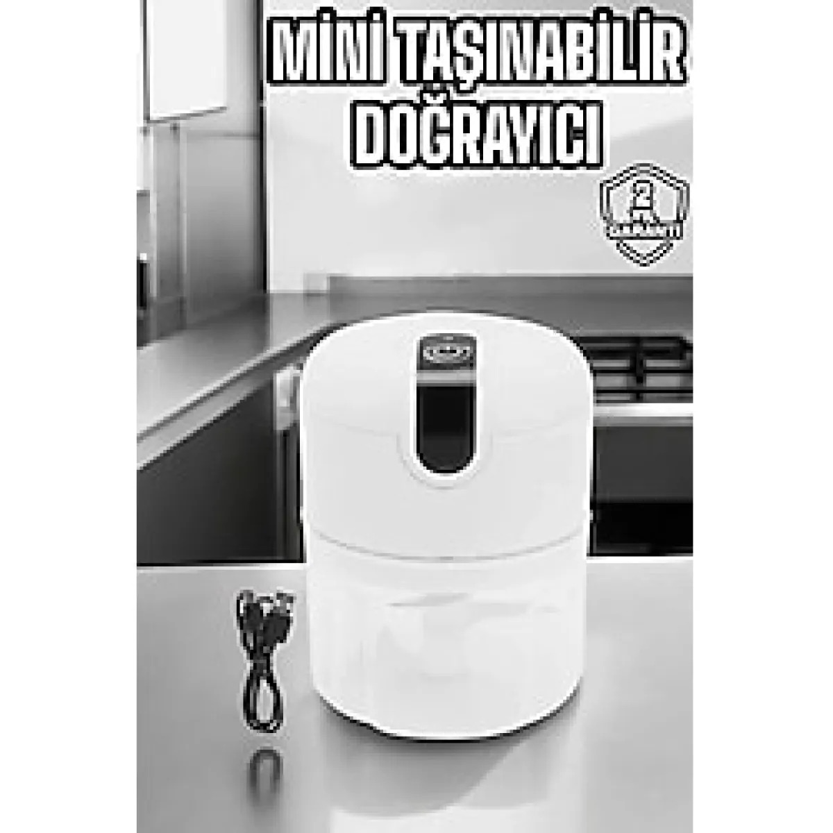 Şarjlı Mini El Rondosu Doğrayıcı Taşınabilir 250 Ml Çelik Bıçaklı