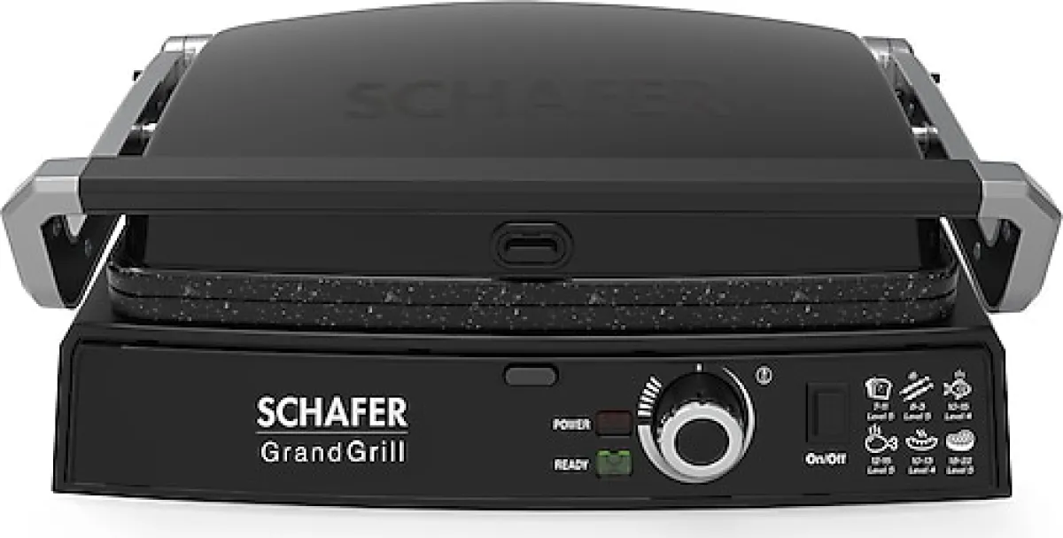 Schafer Grand Grill 2000 W Izgara ve Tost Makinesi