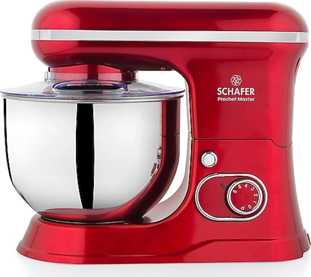 Schafer Prochef Master 1500 W 5 lt Kırmızı Hamur Yoğurma Makinesi