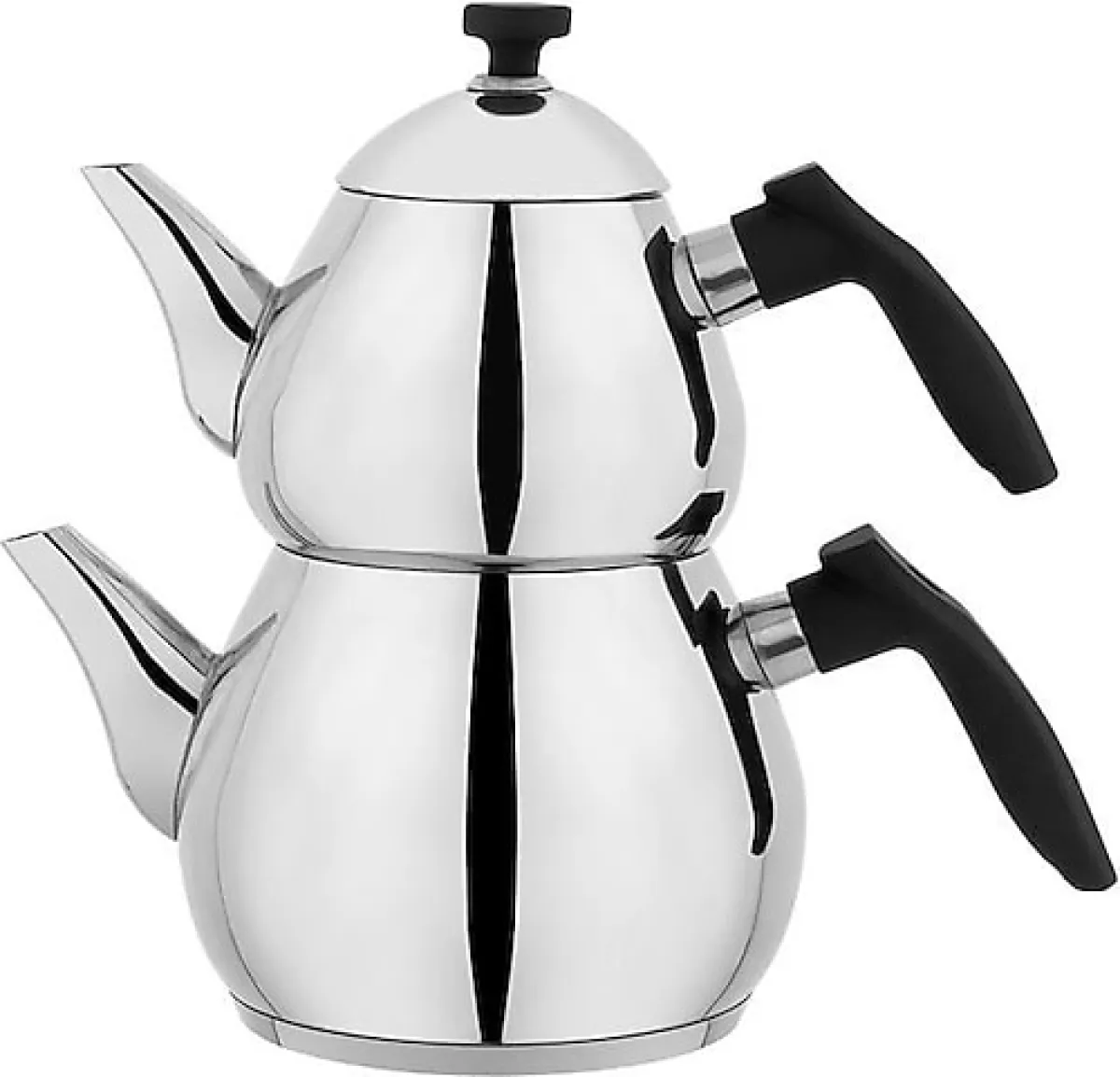 Schafer TeeHaus Siyah Çelik Çaydanlık Takımı