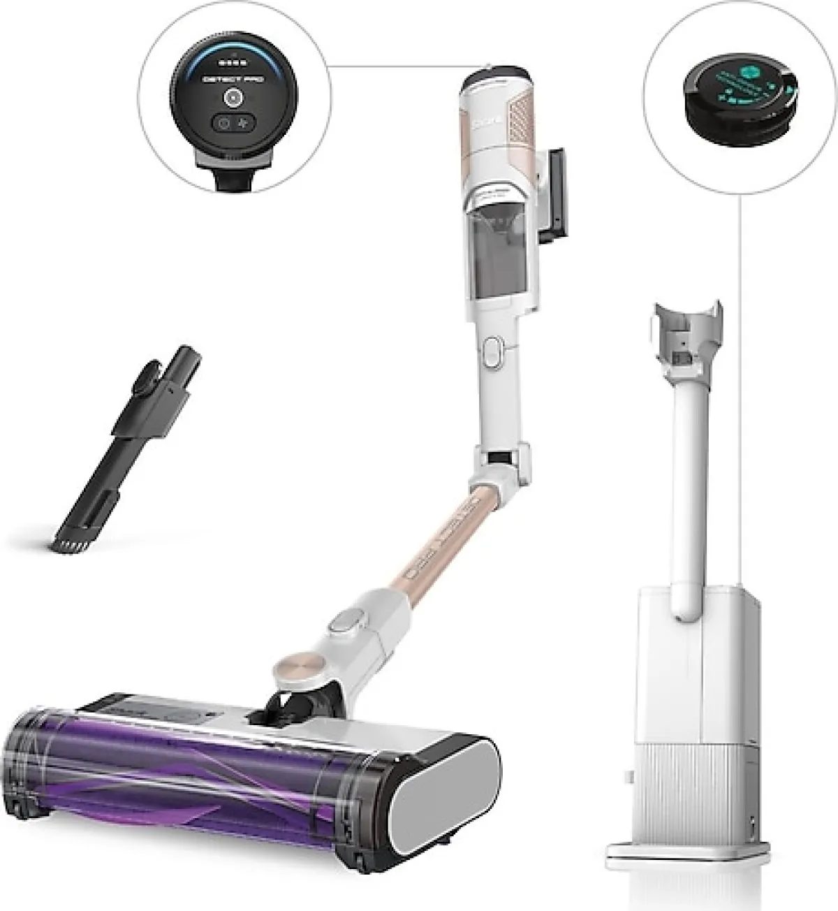 Shark Detect Clean Empty Auto-Empty Şarjlı Dikey Süpürge