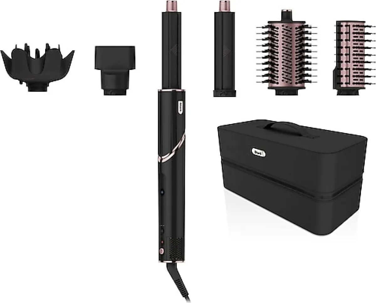 Shark Flexstyle 5in1 Siyah Saç Şekillendirme Seti