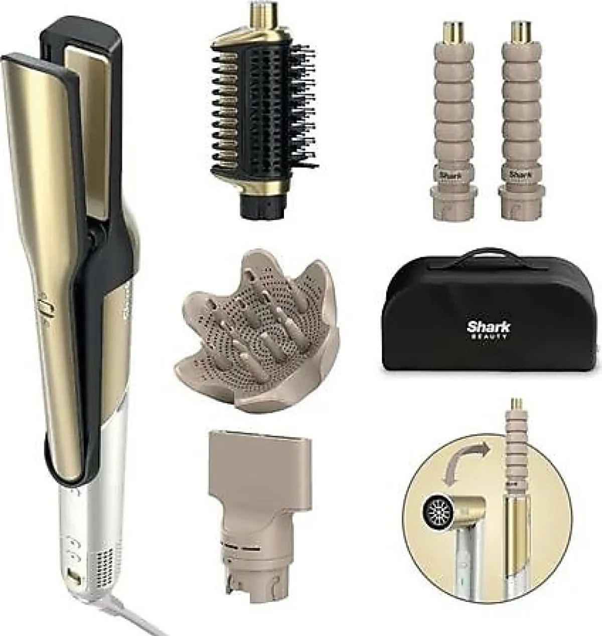 Shark Glam HD6052SEU 5in1 Saç Şekillendirme Seti