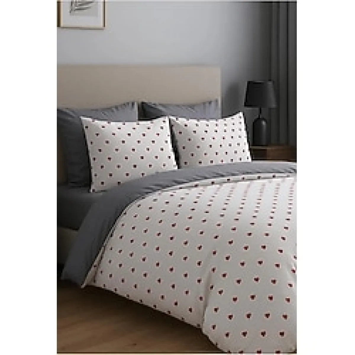 Sheri Home Tekstil Çarşaflı Tek Kişilik Nevresim Takımı KIRÇİÇEKMODEL8892