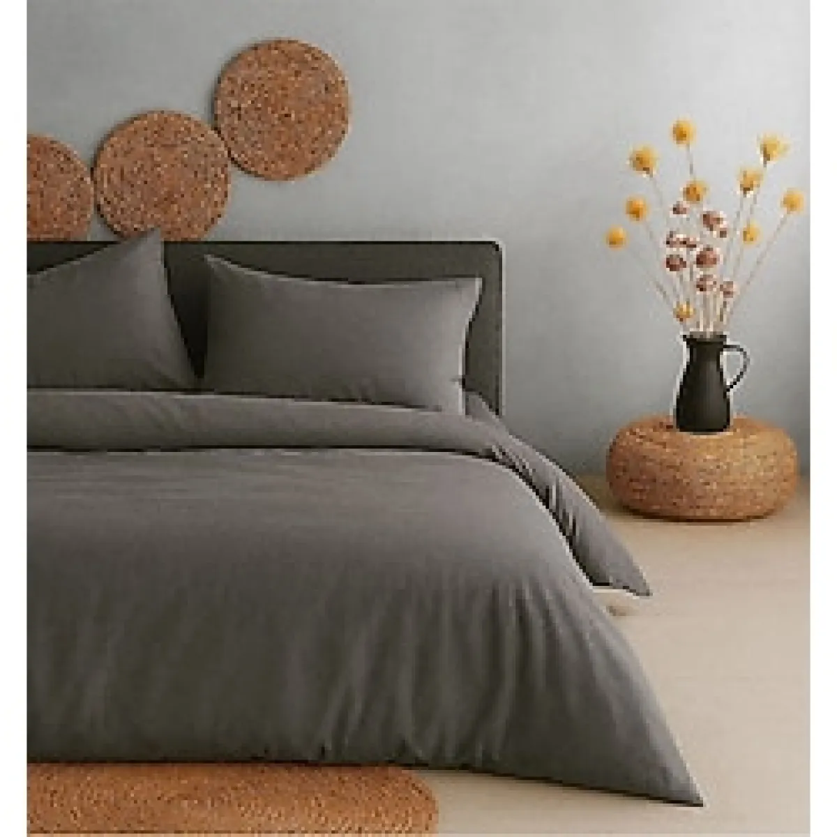 Sheri Home Yeni 100% Yıkanmış Pamuk Çift Kişilik Nevresim (YORGAN KILIFI) Jlovemodel88656563322025