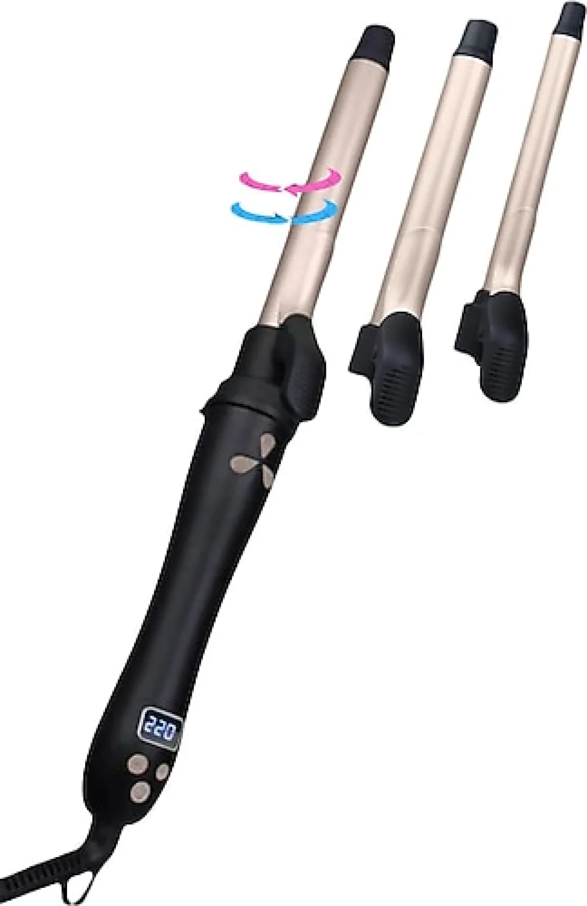 ShiboWavy 3 Başlıklı Klasik Saç Maşası