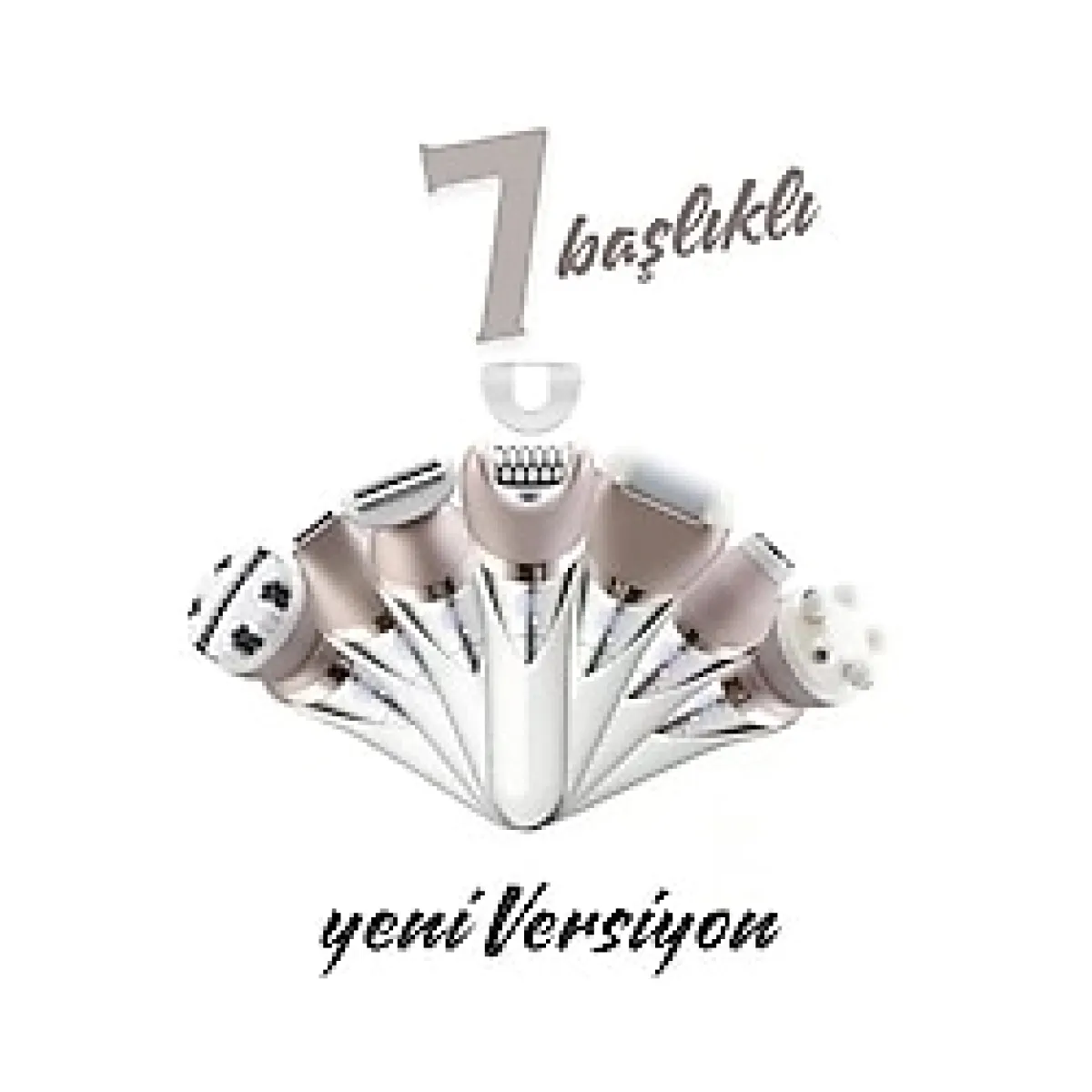 Shibowavy 7 Başlıklı Süper Lüx Epilatör / Epilasyon (Yeni Versiyon)