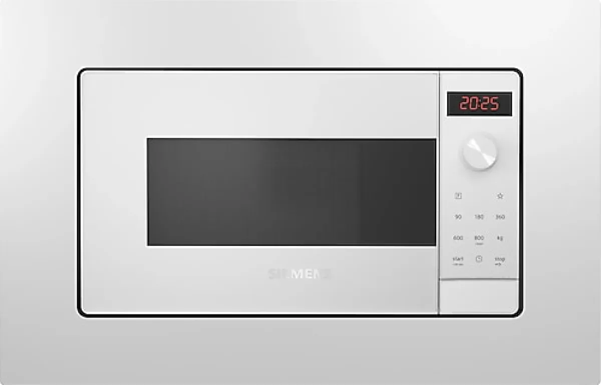 Siemens BF623LMW3 20 lt Beyaz Ankastre Mikrodalga Fırın