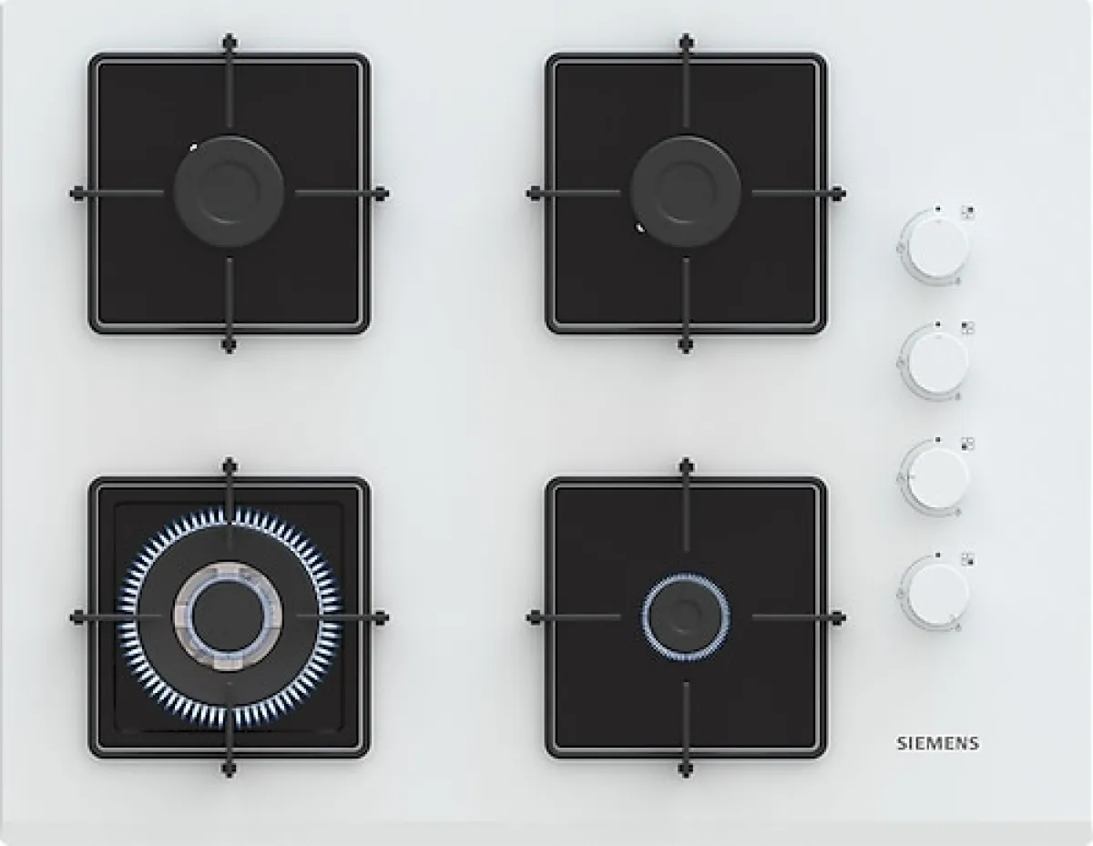Siemens EO7C2HP30O Beyaz Cam Ankastre Ocak
