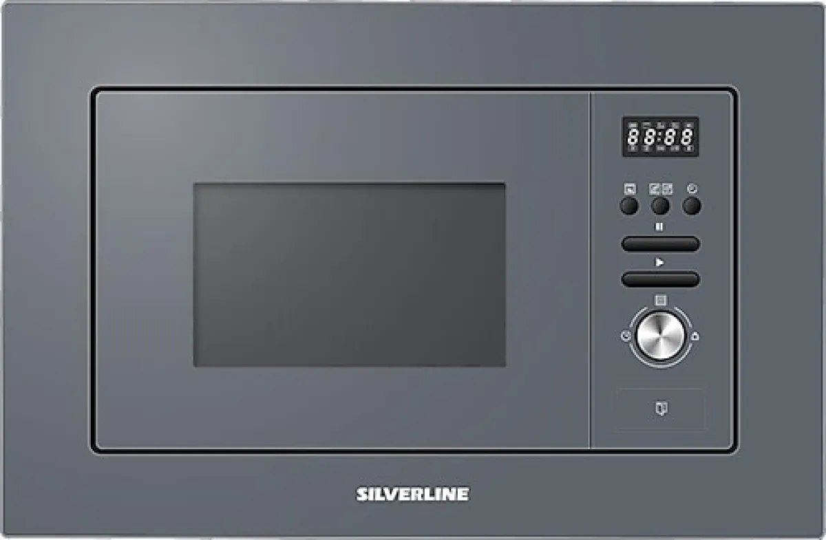 Silverline MW9018S02 20 lt Gri Ankastre Mikrodalga Fırın