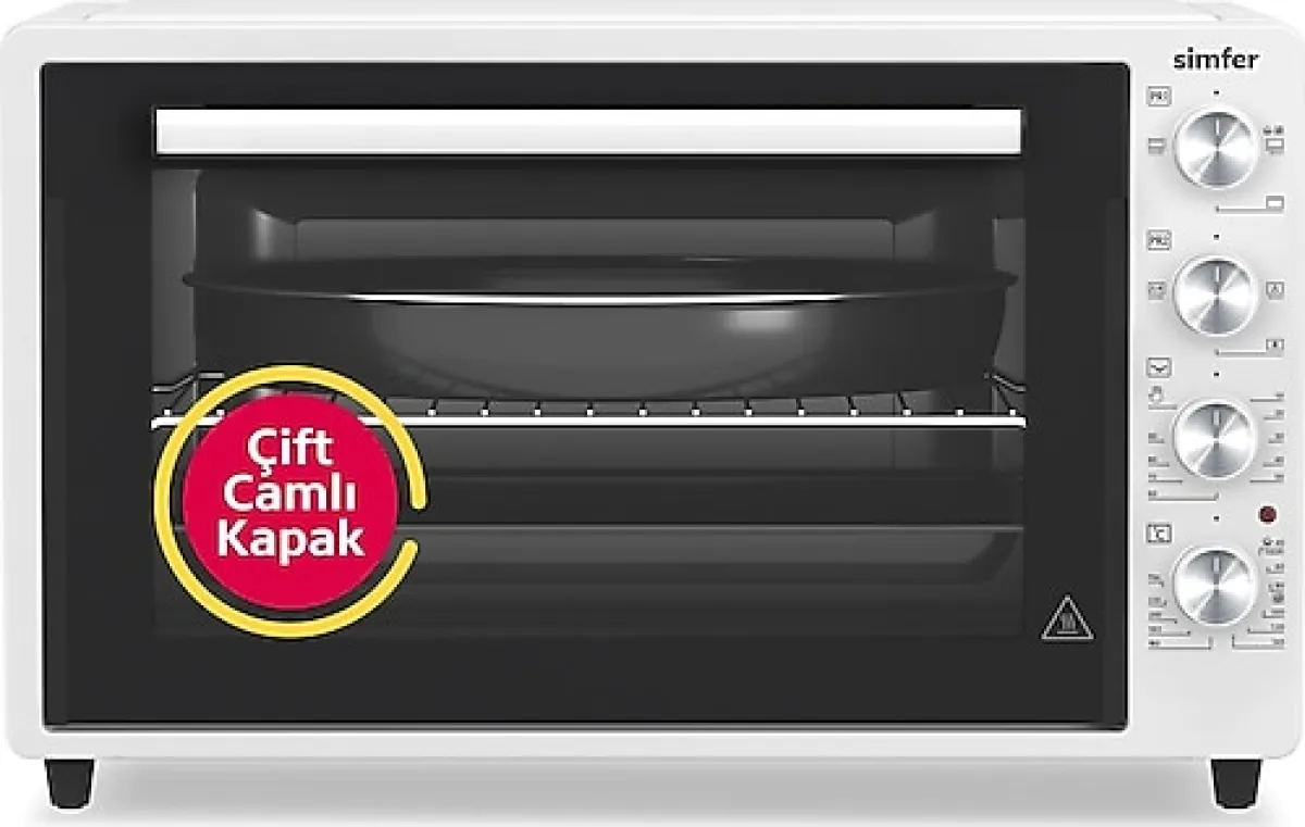 Simfer M-7032 Beyaz 70 lt Midi Fırın