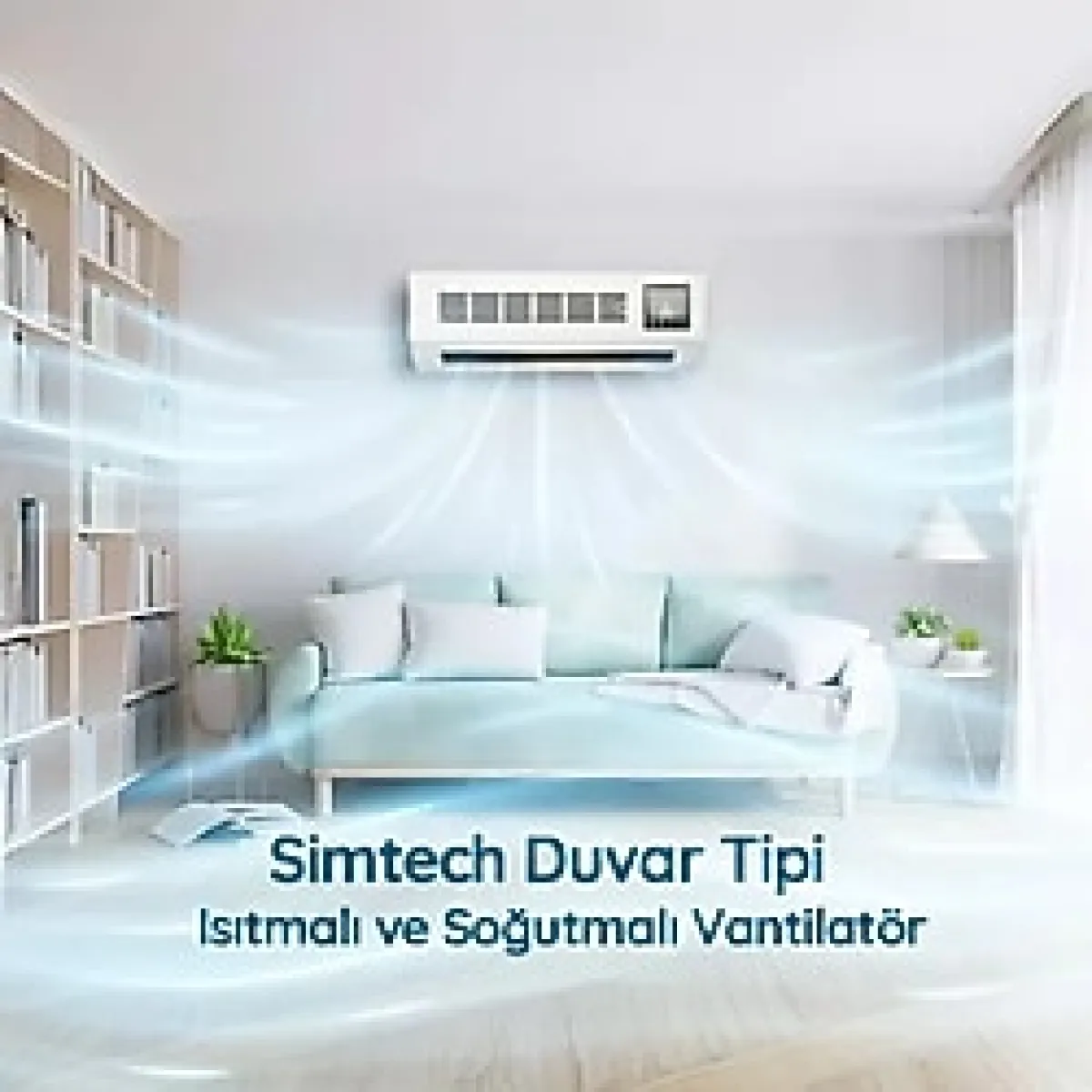 Simtech KM 2514 Uzaktan Kumandalı Soğutuculu Seramik Isıtıcı