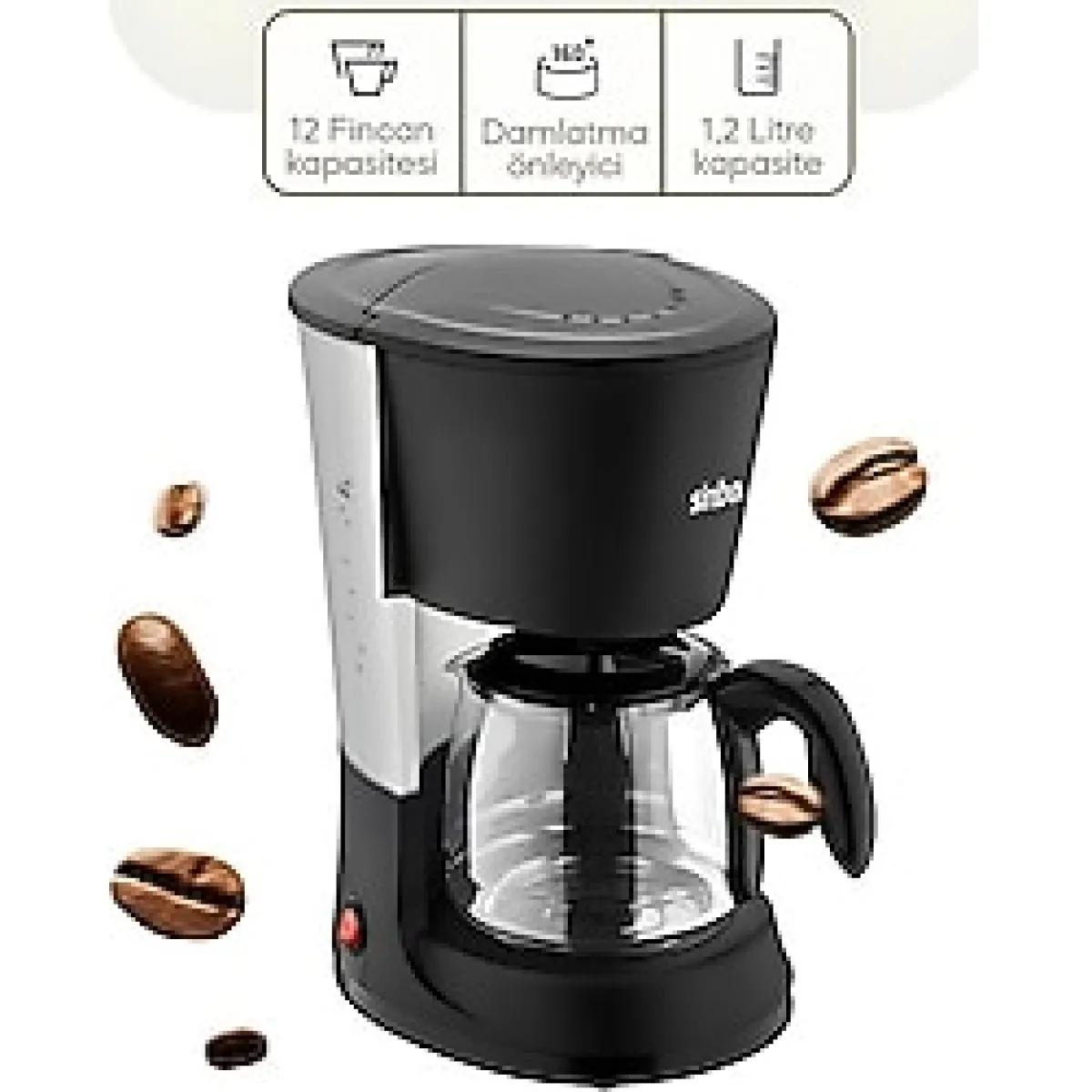 Sinbo 2'Si 1 Arada Filtre Kahve Ve Çay Demleme Makinesi