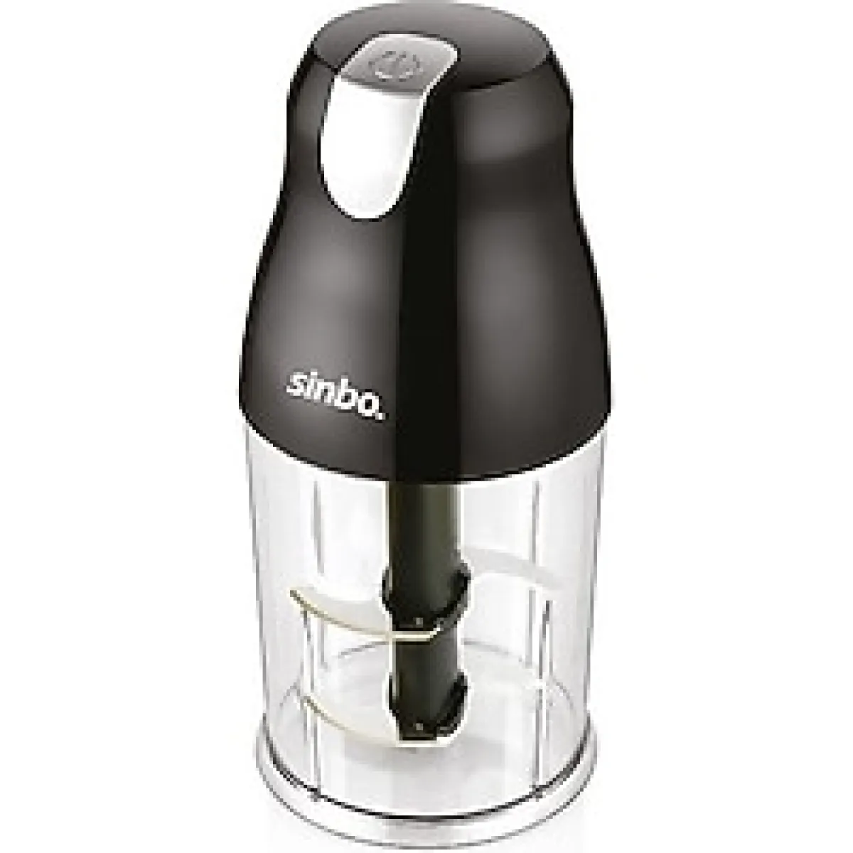 Sinbo 4 Bıçaklı Paslanmaz Çelik Doğrayıcı - Turbo Fonksiyon, Emniyet Sistemi, Plastik Hazne, Yerli Üretim