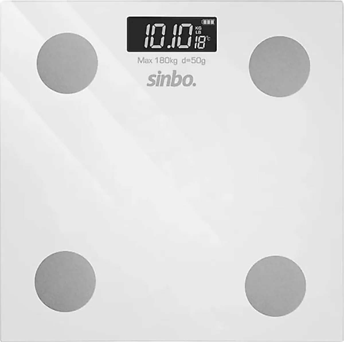 Sinbo SBS-4474 Cam Dijital Baskül