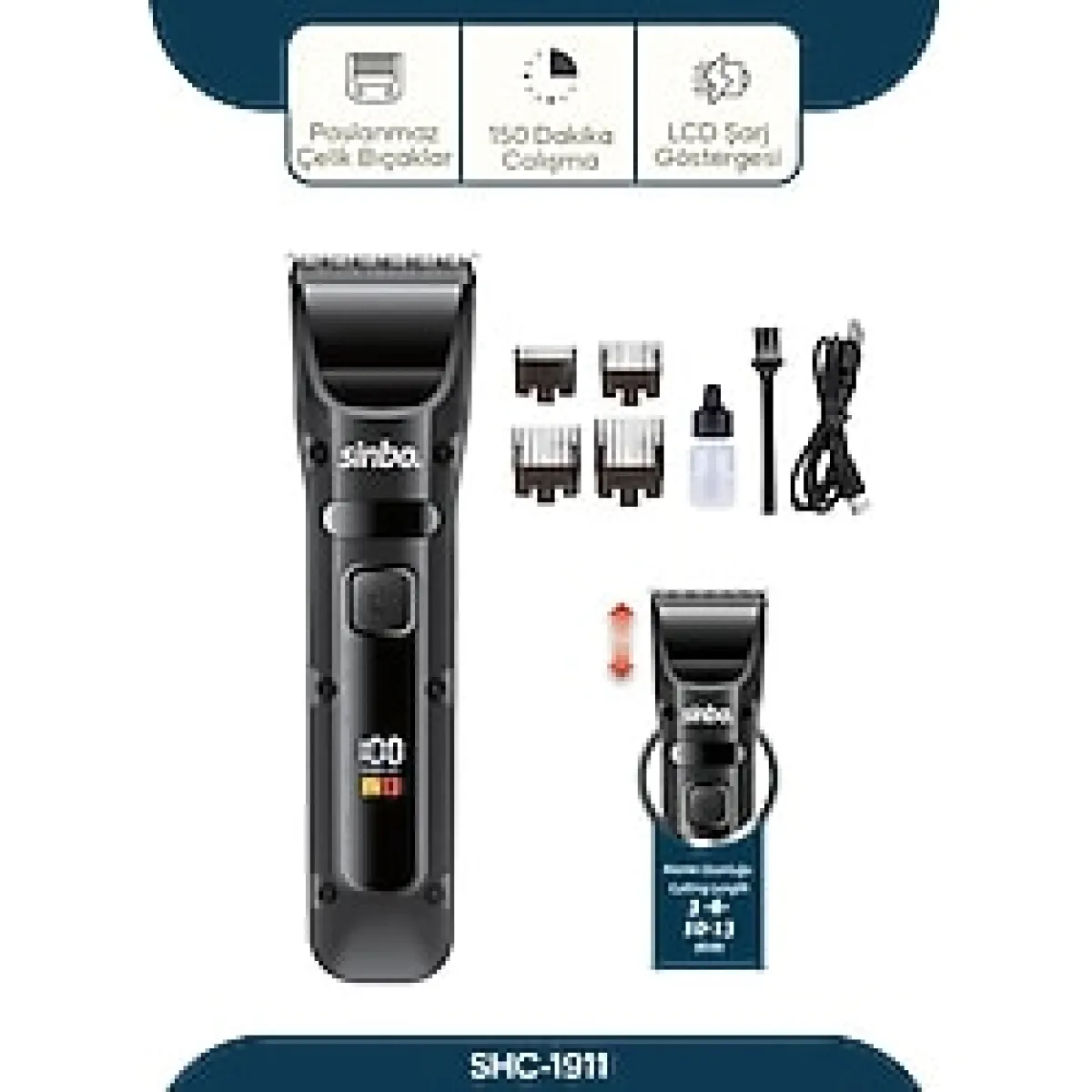 Sinbo SHC-1911 Saç ve Sakal Kesme Makinesi