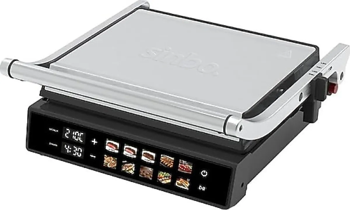 Sinbo SSM-2597 2000 W Dijital Izgara ve Tost Makinesi