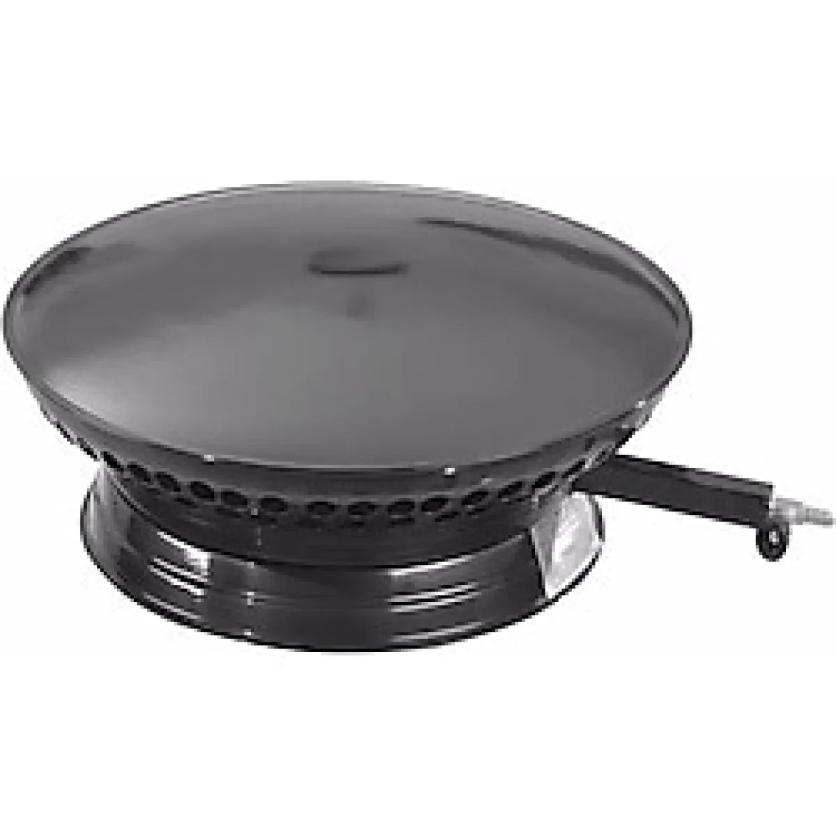 Siyah 52CM Tüplü Katmer Sacı, Dayanıklı ve Kullanışlı Mutfak Gereci