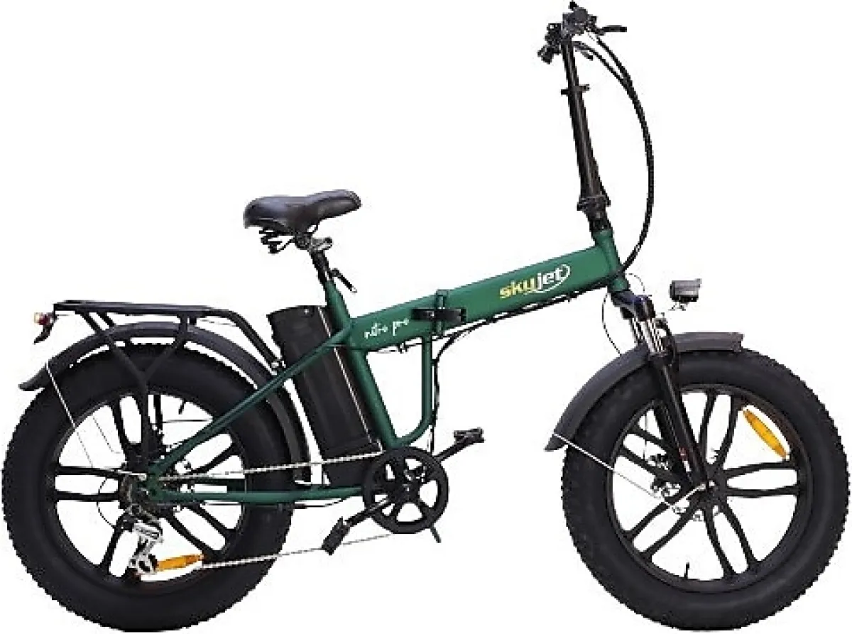 Skyjet Nitro Pro 250 W Yeşil Katlanabilir Elektrikli Bisiklet