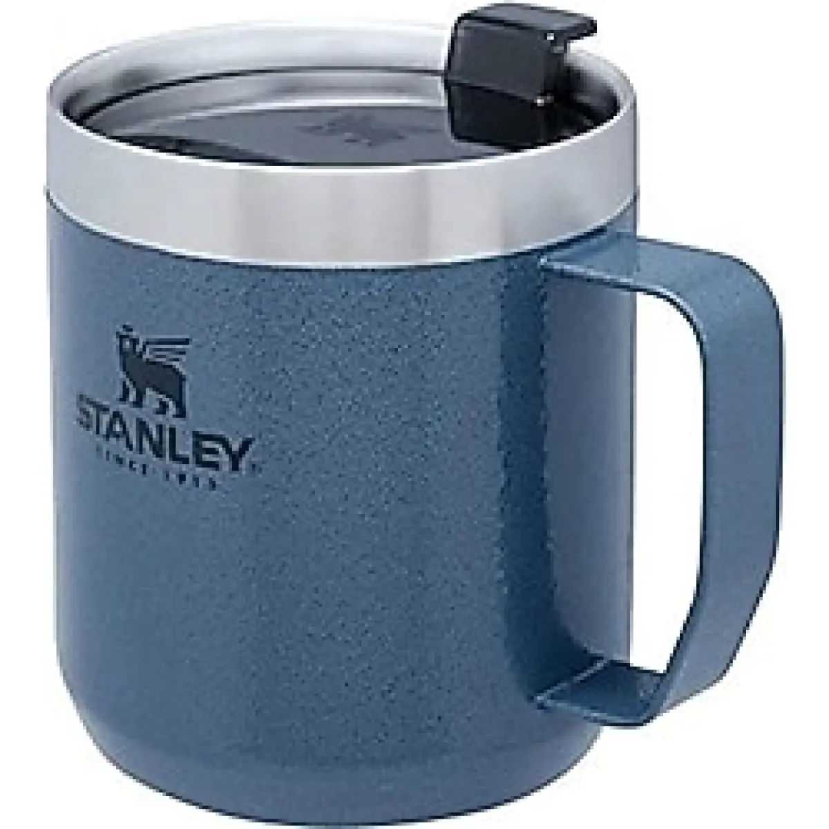 Stanley Classic Legendary Camp Mug Paslanmaz Çelik Termos Bardak, Mavi (Hammertone Lake), 0.35 Litre