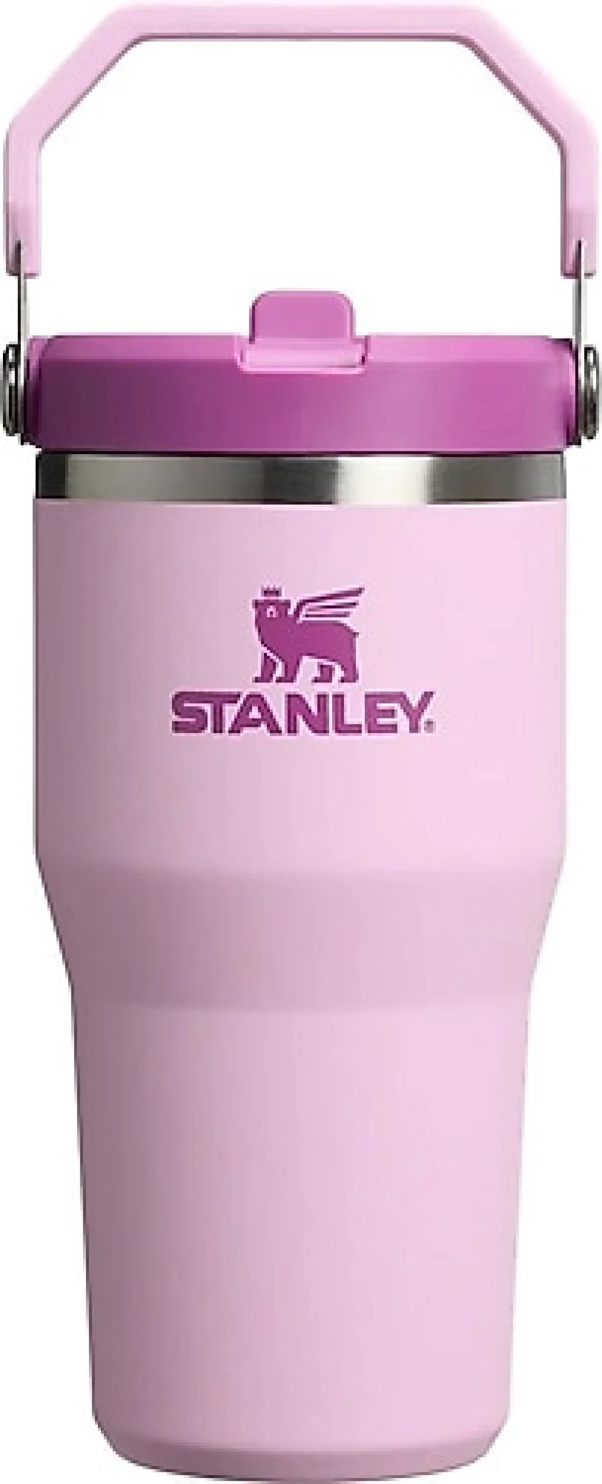Stanley The Iceflow Flip Straw Açık Pembe 0.60 lt Pipetli Termos Bardak