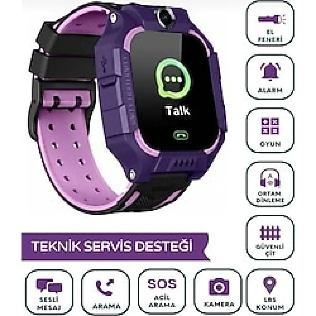 StarWomen Q19 Akıllı Çocuk Takip Saati, Sim Kartlı Arama, Kameralı, S.o.s Ve Gizli Dinleme Özellikli