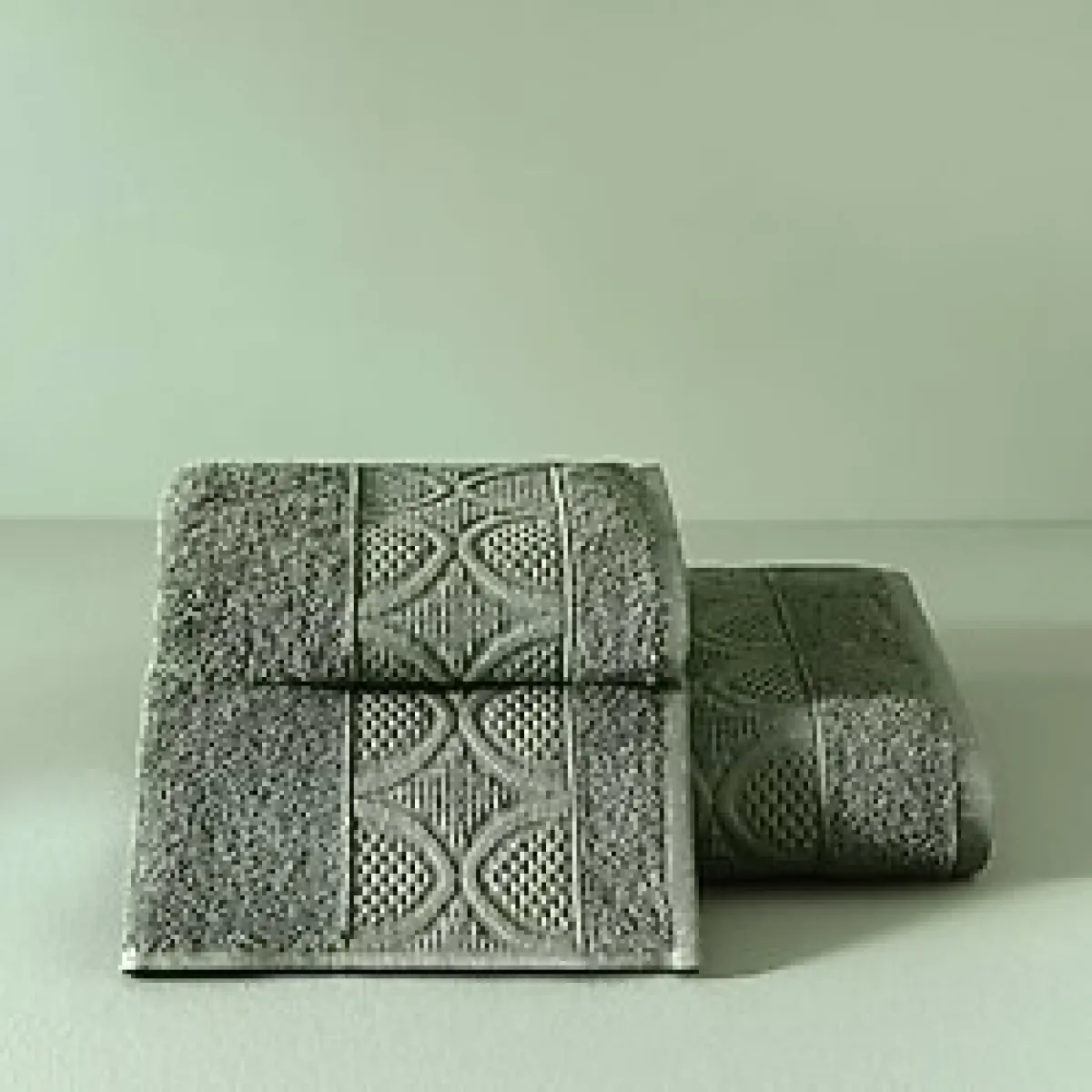 Taç Butik Patagonya Pamuk Banyo Havlusu Haki 70x140