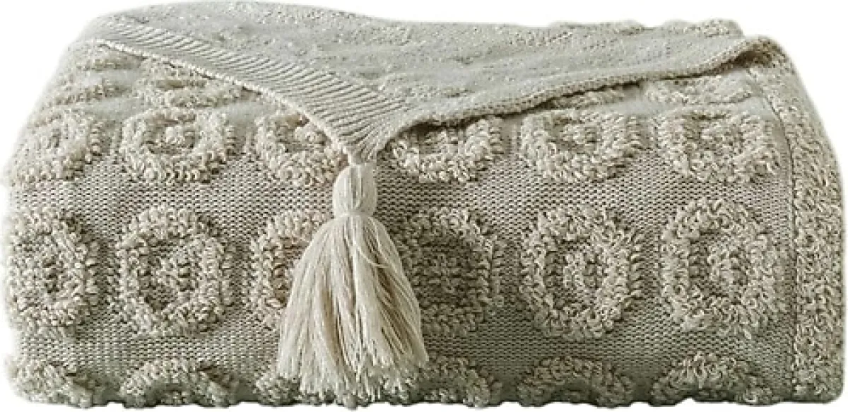 Taç Butik Patagonya Throw Kum 130x170 cm TV Battaniyesi