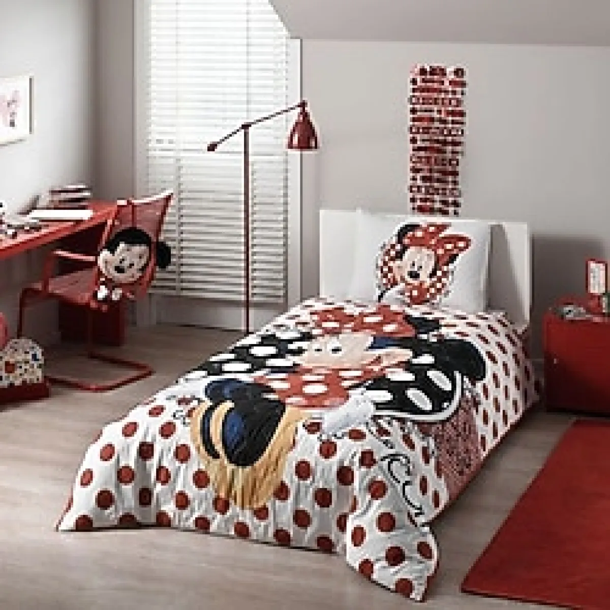 Taç Complete Set Tek Kişilik Minnie - 160 x 220 cm