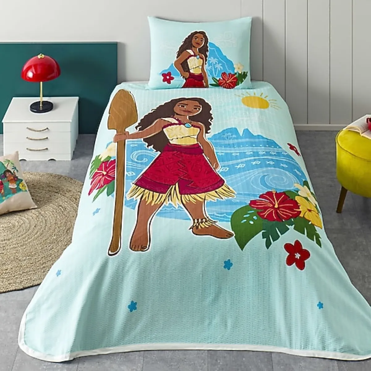 Taç Disney Moana Island Tek Kişilik Pike Takımı