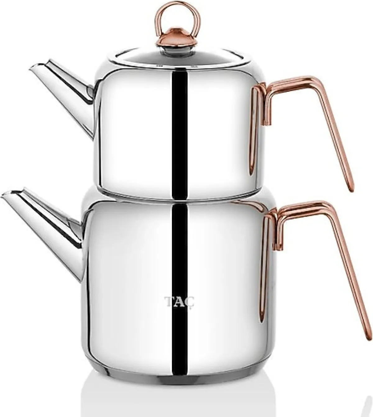 Taç Hera Bakır Çelik Çaydanlık