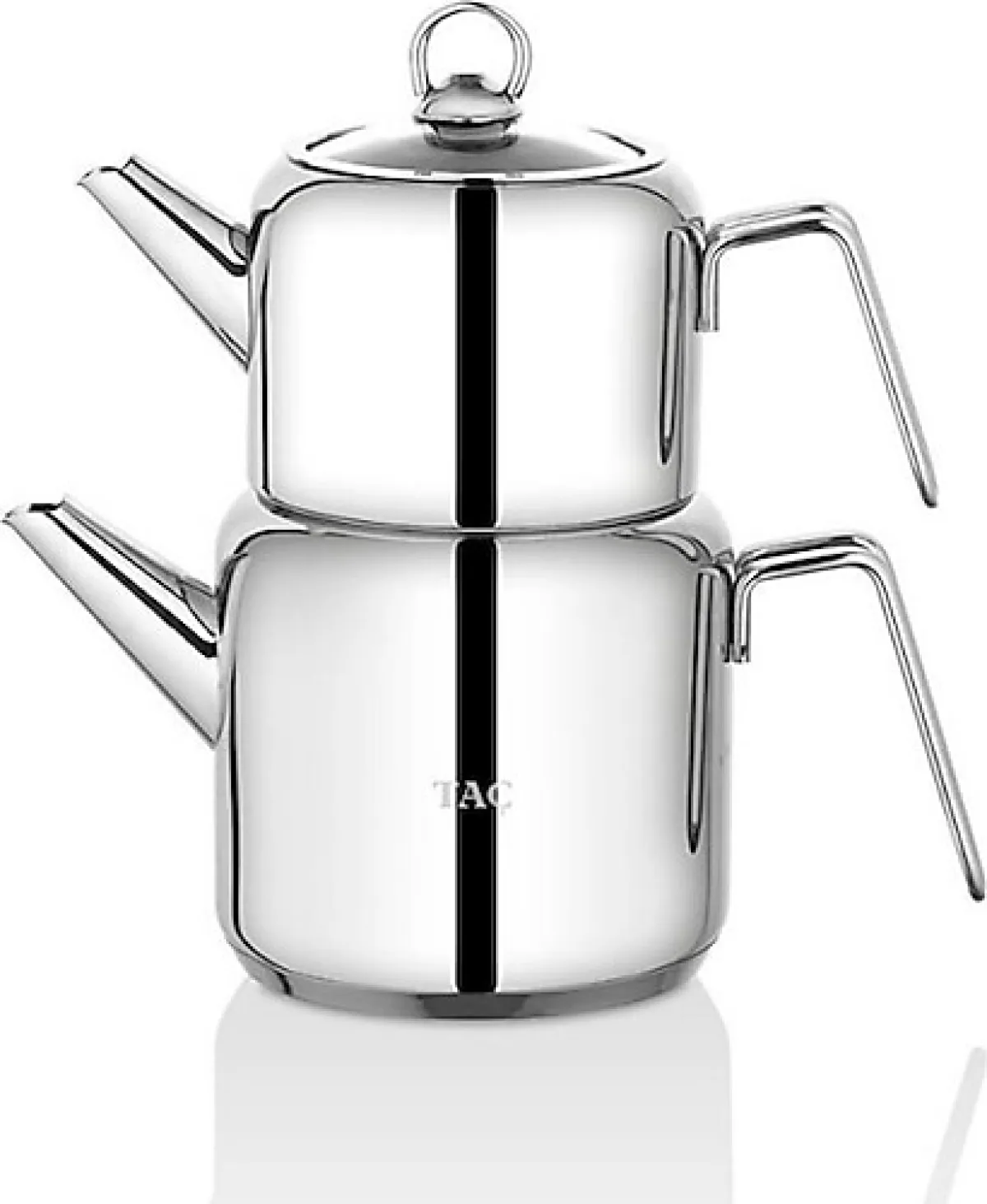 Taç Hera Platin Çelik Çaydanlık