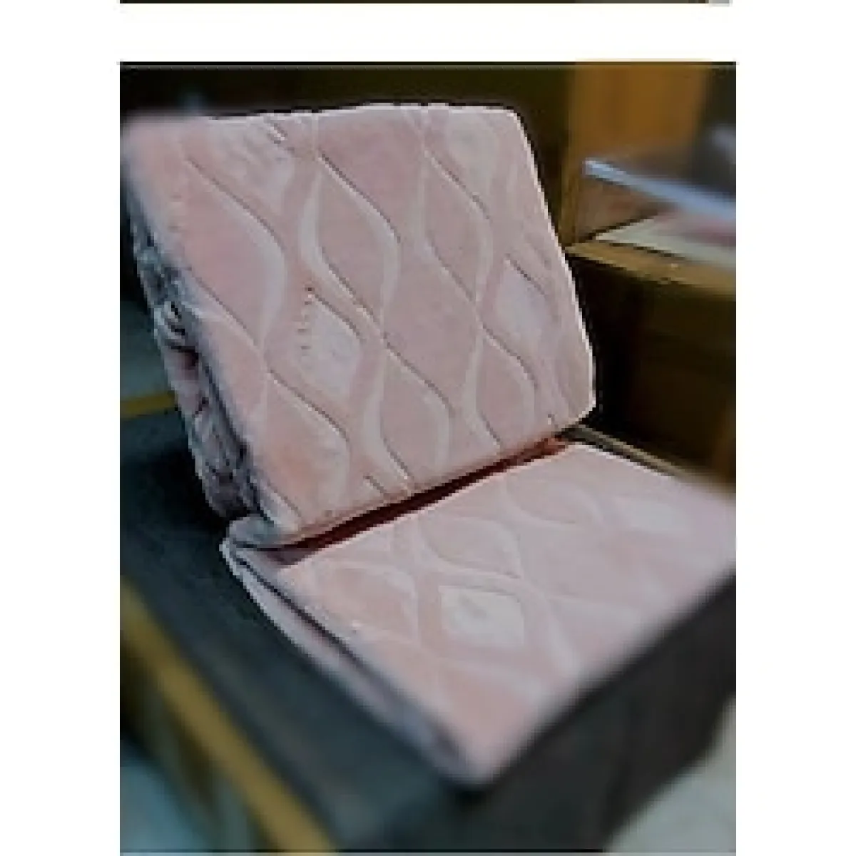 Taç Kristal Tek Kişilik Kalın Kabartma Emboss Battaniye - 160 x 220 cm - Sütlü Kahve