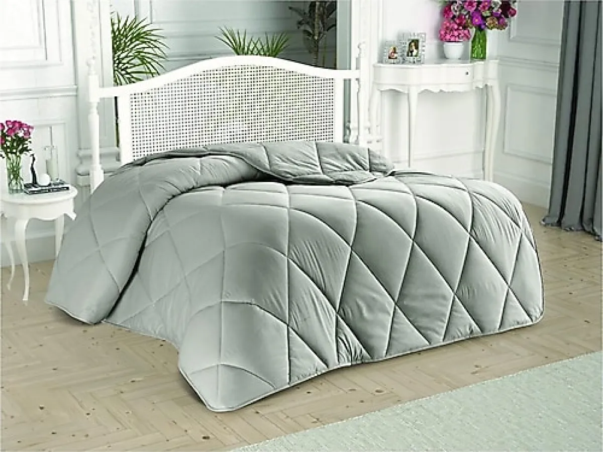 Taç Light Gri 155x215 cm Polar Tek Kişilik Yorgan