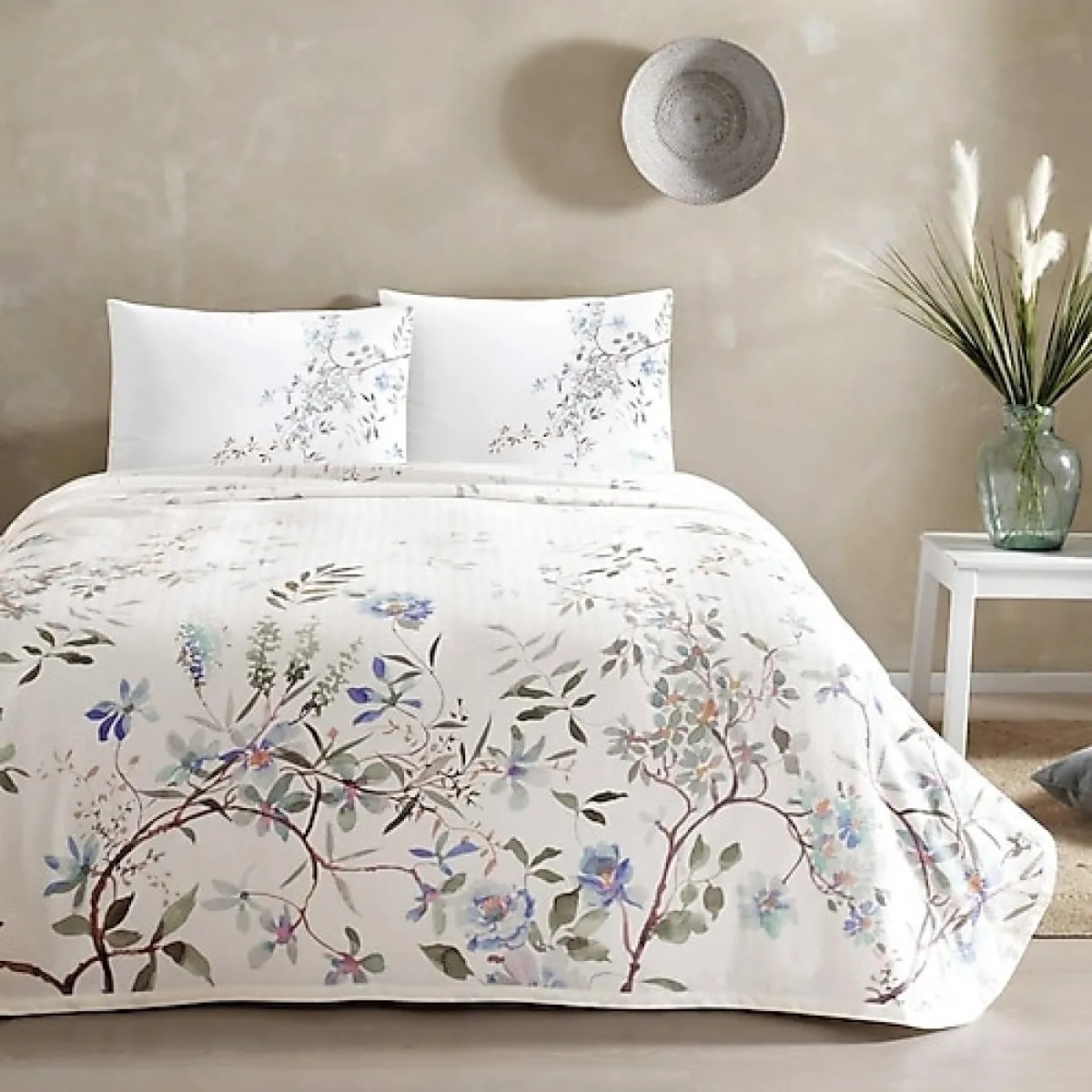 Taç Linda Yeşil Çift Kişilik Pike Takımı