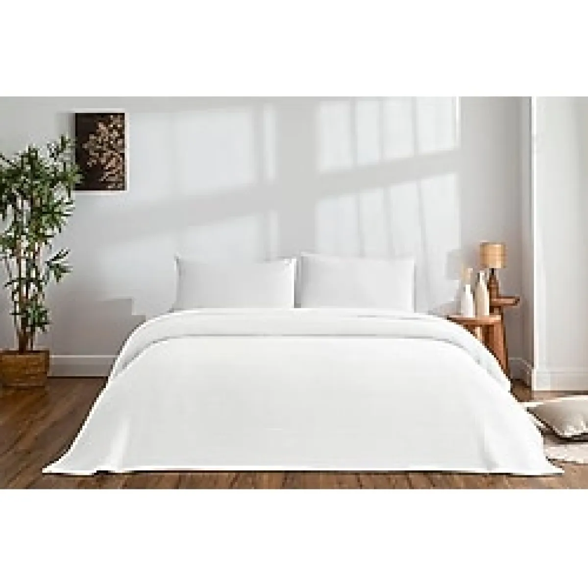 TAÇ Monet Standart Pike Takımı, Beyaz, Çift Kişilik