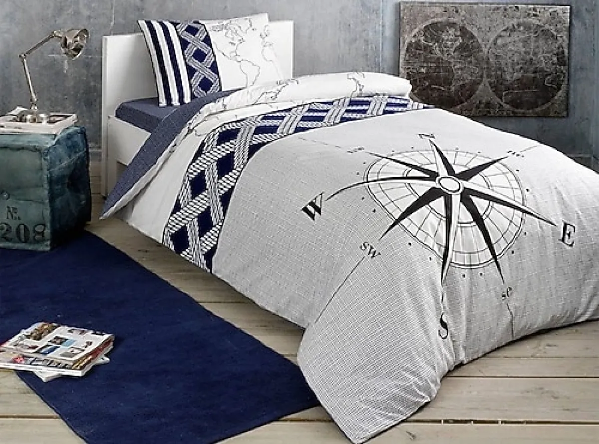 Taç Navi Ranforce Tek Kişilik Nevresim Takımı