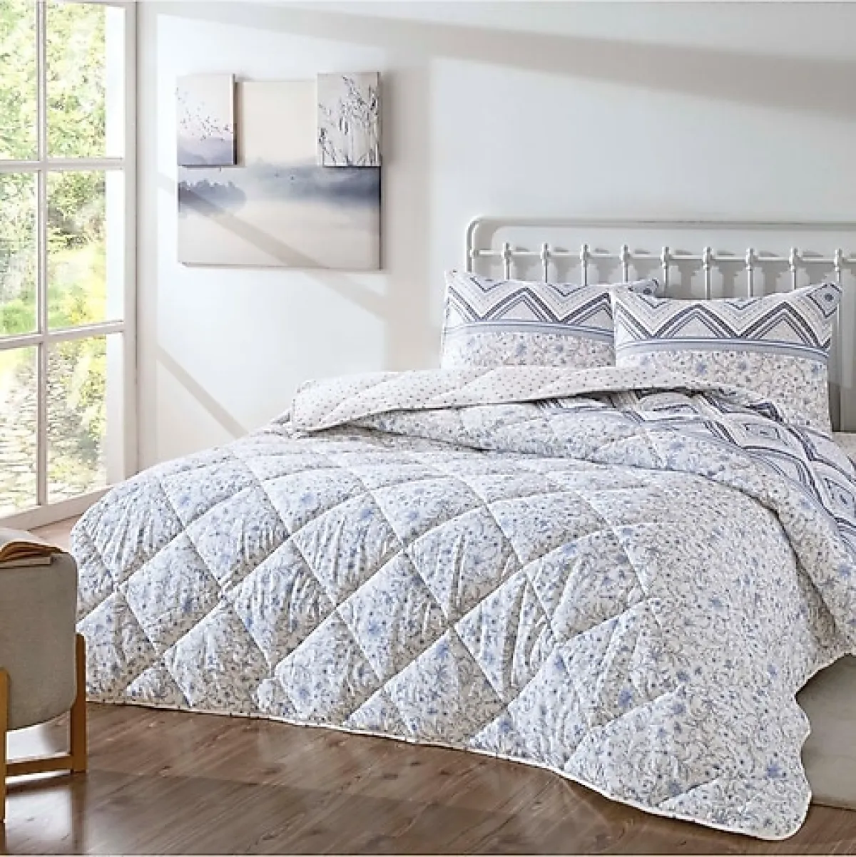 Taç Siena 195x215 cm Ranforce Çift Kişilik Uyku Seti