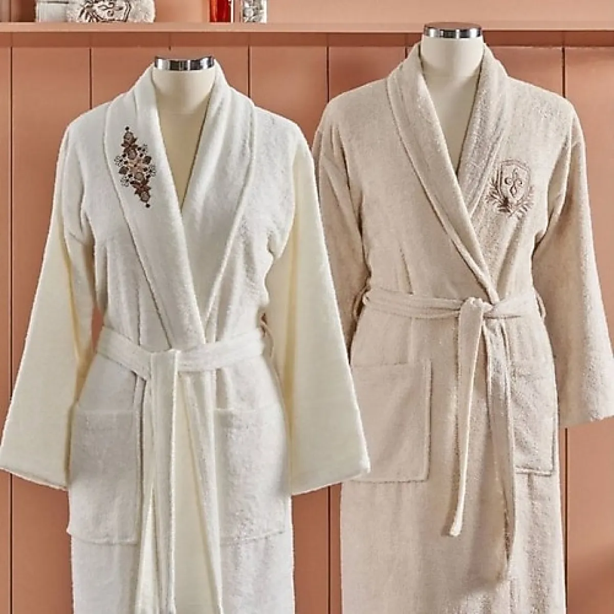 Taç Soft Bamboo Palace Bambu Aile Bornoz Takımı