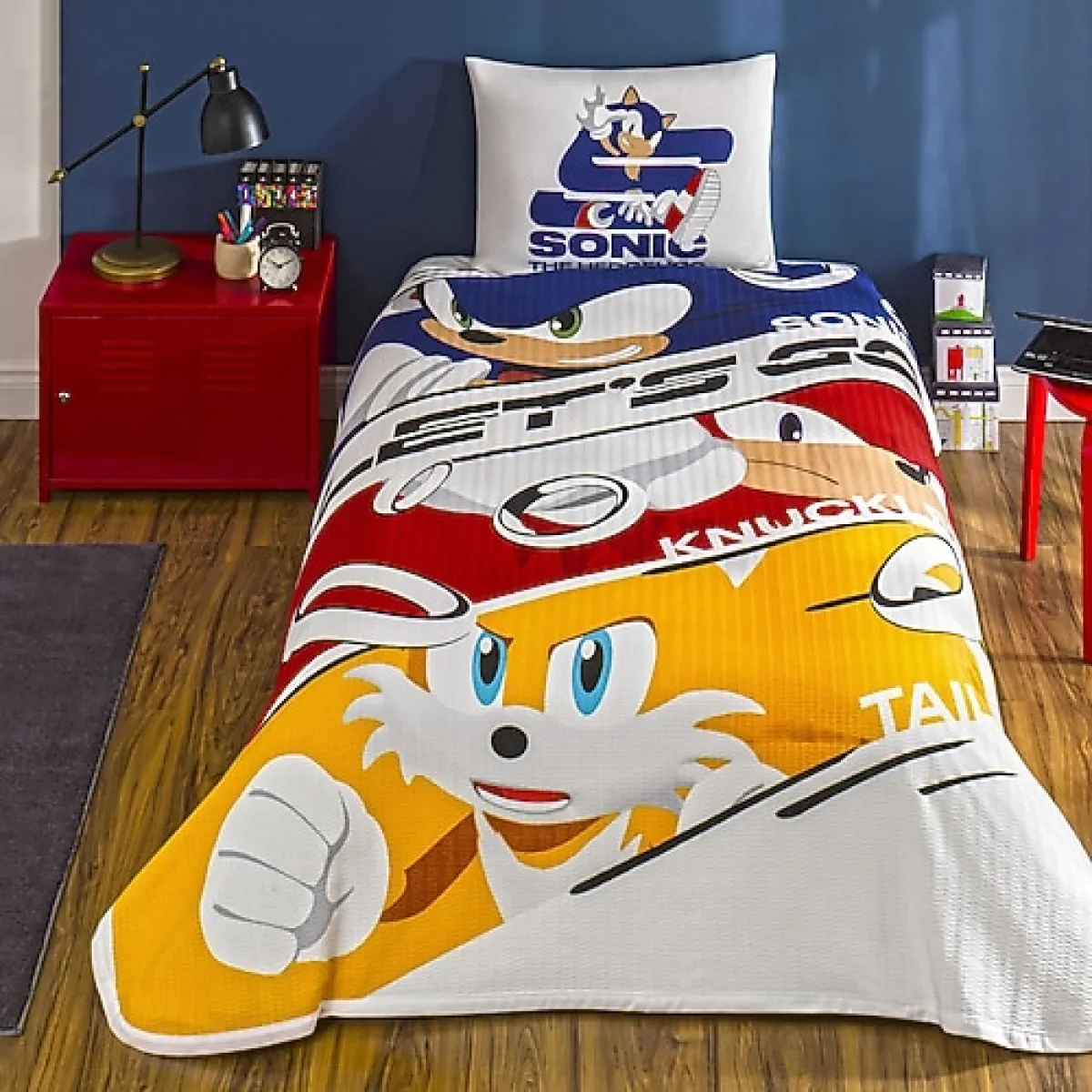 Taç Sonic Modern 3 Tek Kişilik Pike Takımı