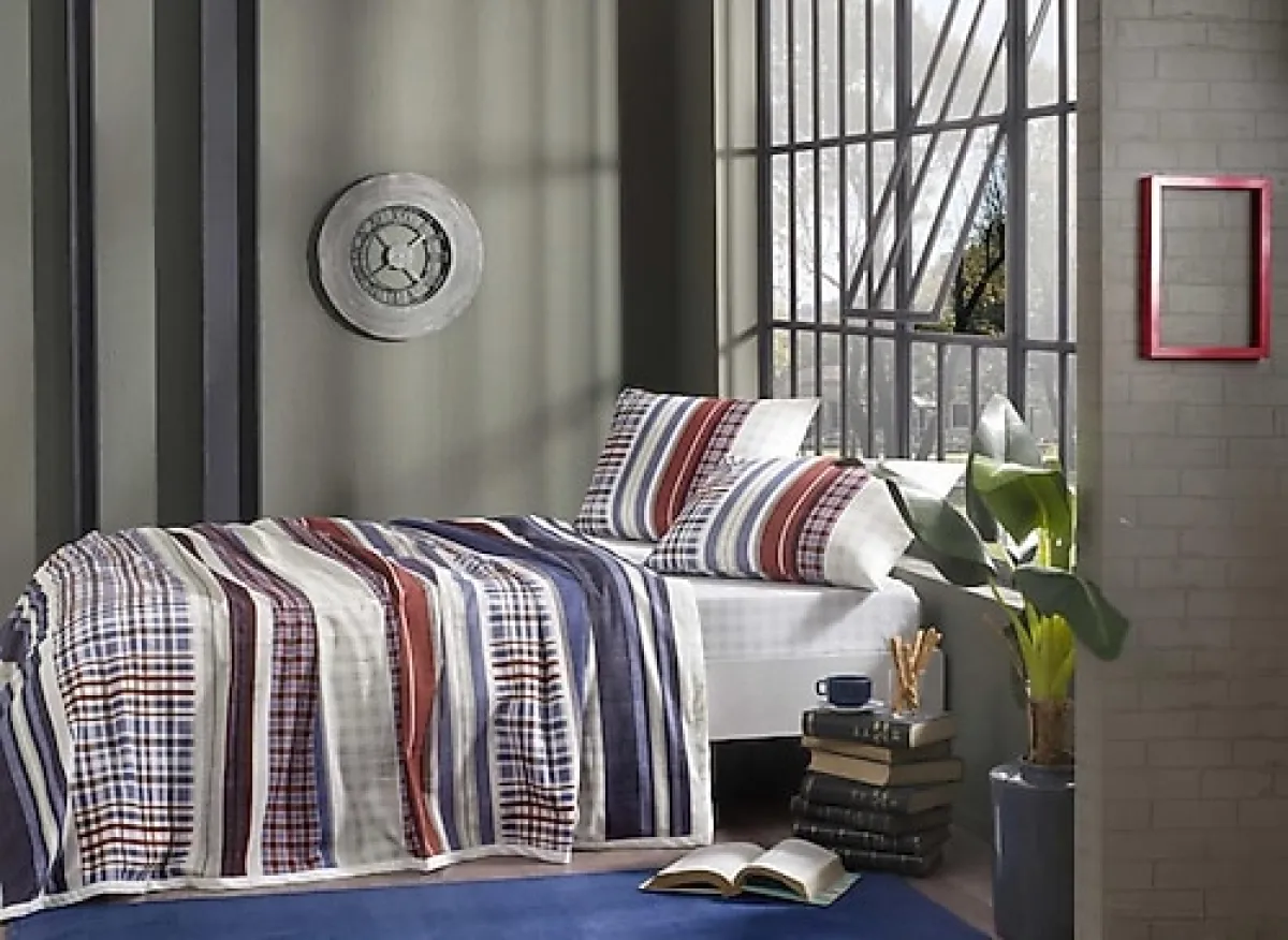 Taç Theo Tek Kişilik Pike Takımı