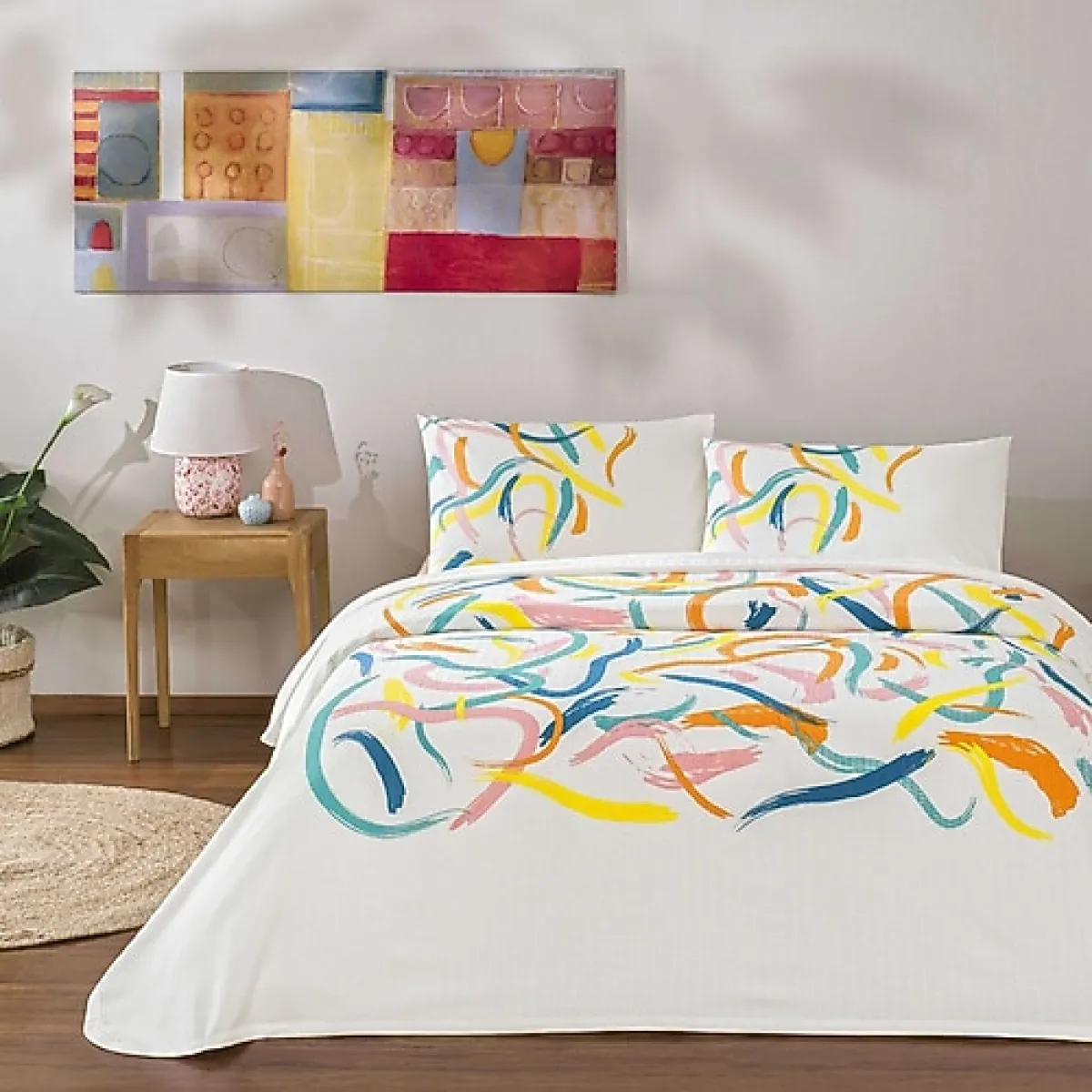 Taç Zest Çift Kişilik Pike Takımı